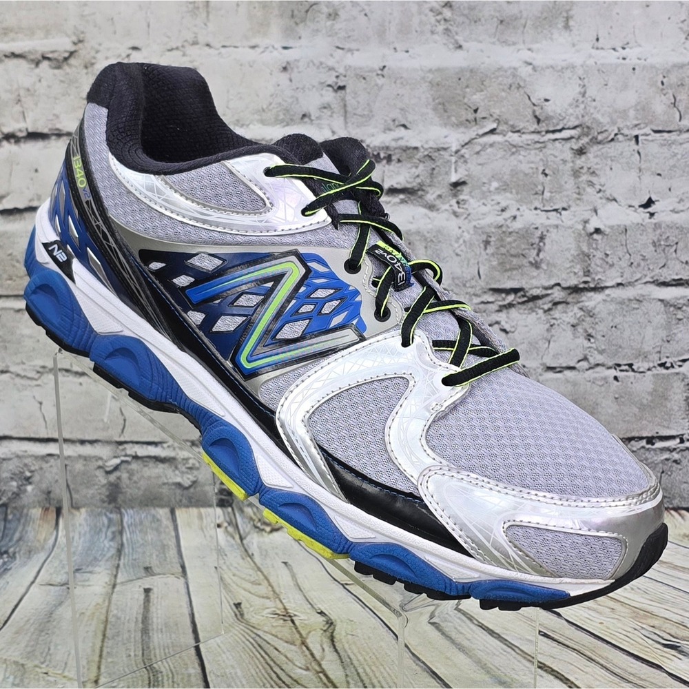 New Balance 1340v2 Running Shoes Mens 15 D Silver Blue Lime M1340SB2 Stability